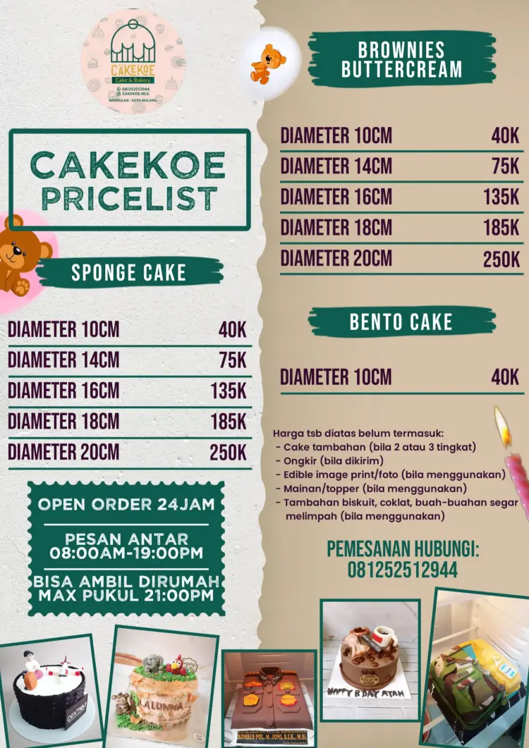 CAKEKOE - Kue Tart Malang Wedding, Birthday Cakes and Donat 5