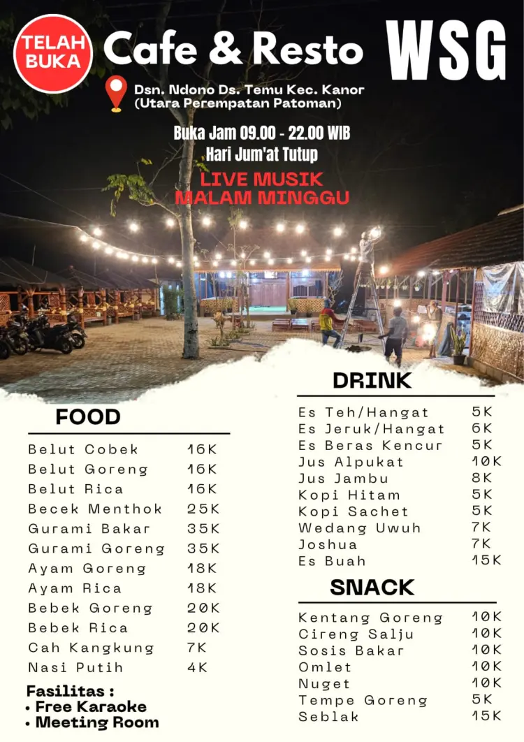WSG cafe dan rumah makan 3