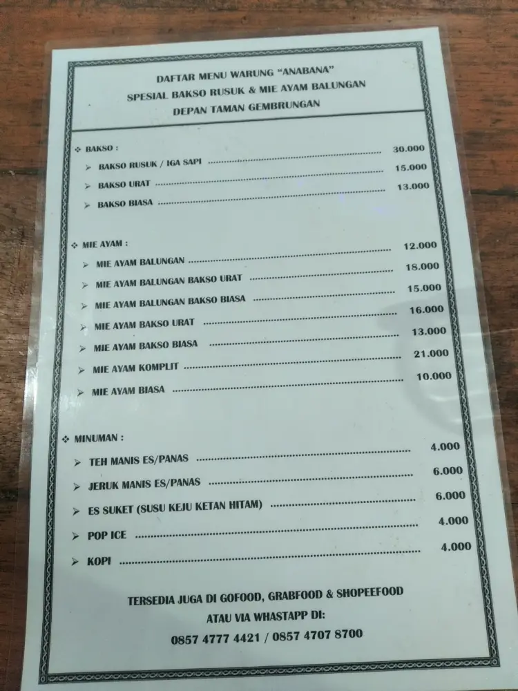 Mie Ayam Balungan Gembrungan 3