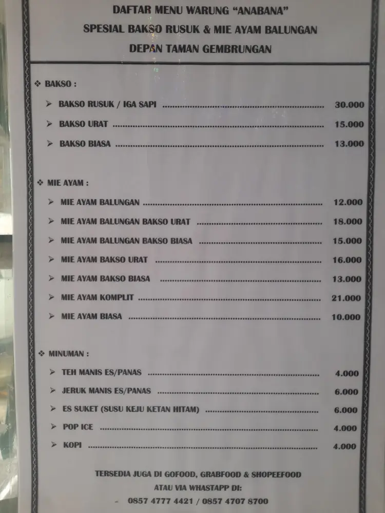 Mie Ayam Balungan Gembrungan 4