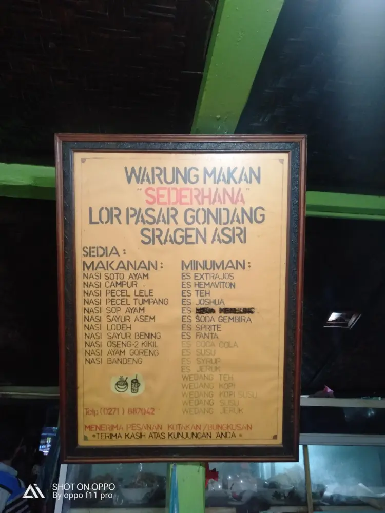 Warung Makan "Sederhana" 3