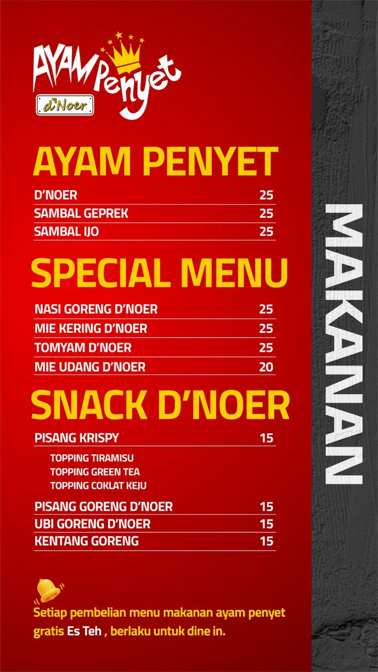 Ayam Penyet D'Noer 2