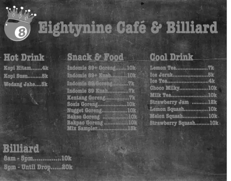 Eighty Nine Space & Billiard 2