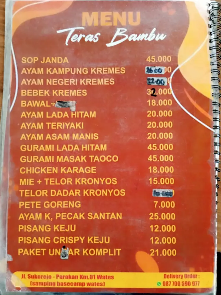 TERAS BAMBU Sukorejo 7