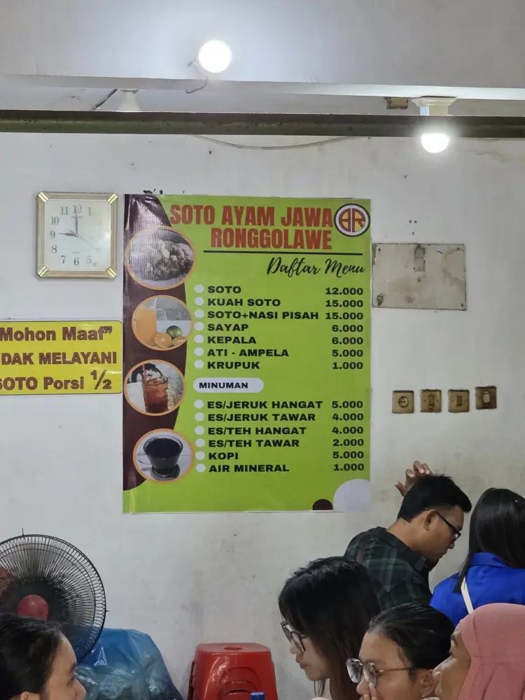 SOTO AYAM JAWA RONGGOLAWE 6