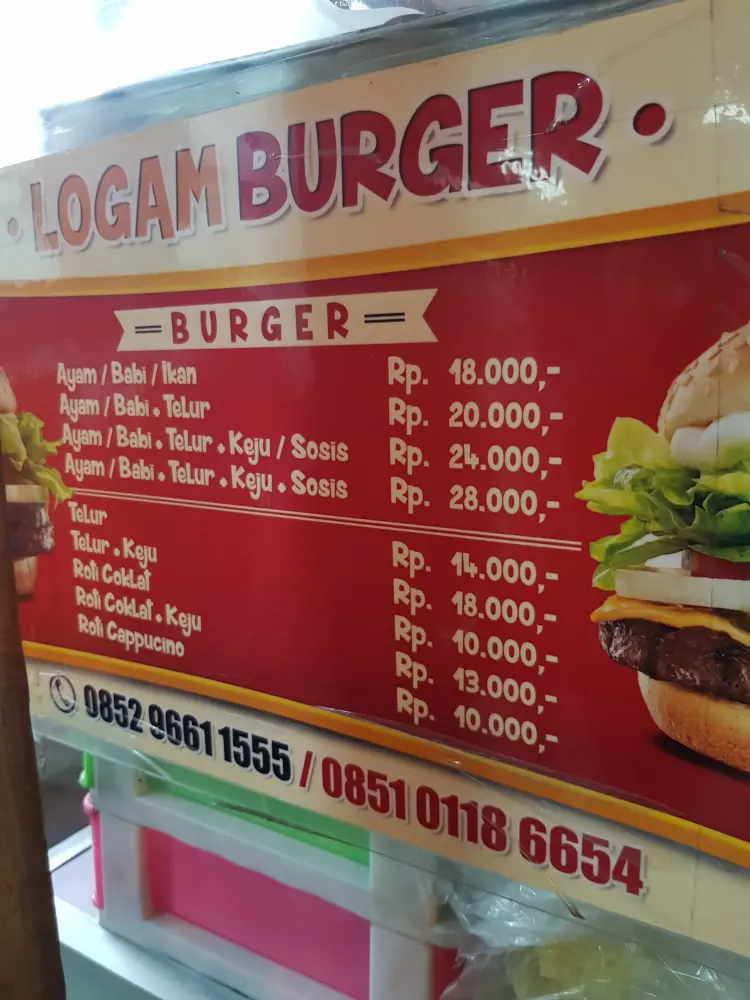 Burger Logam 10