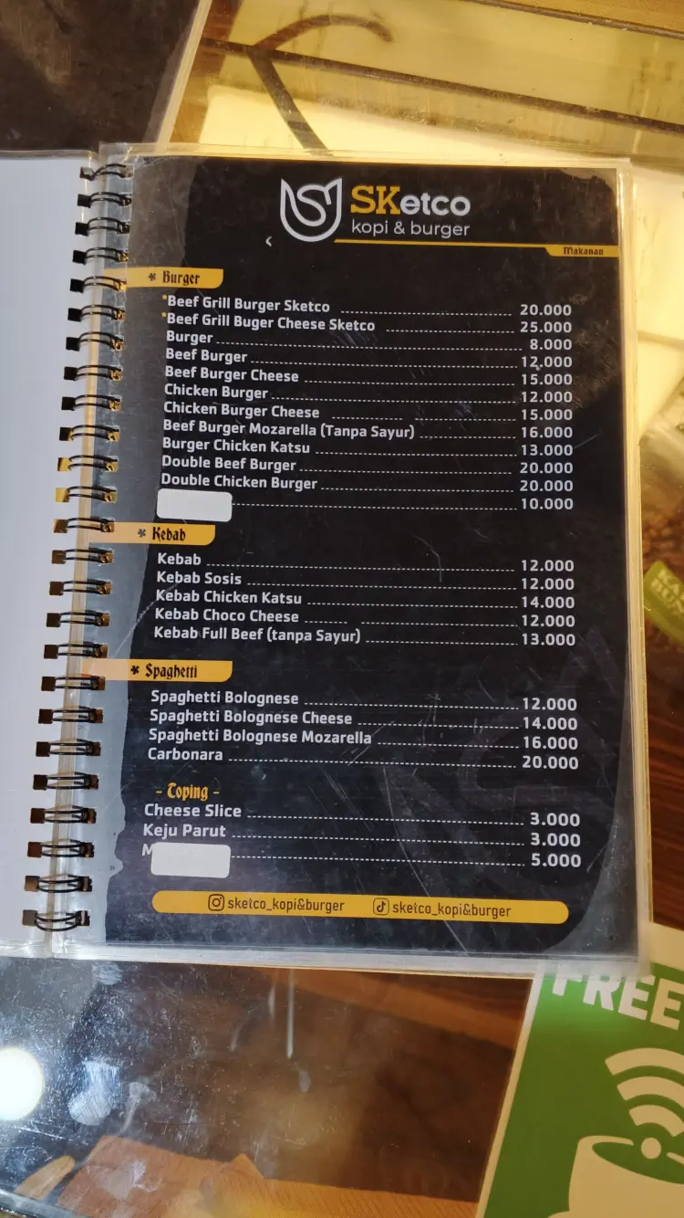 Sketco kopi & burger #shelter rasan-rasan 5