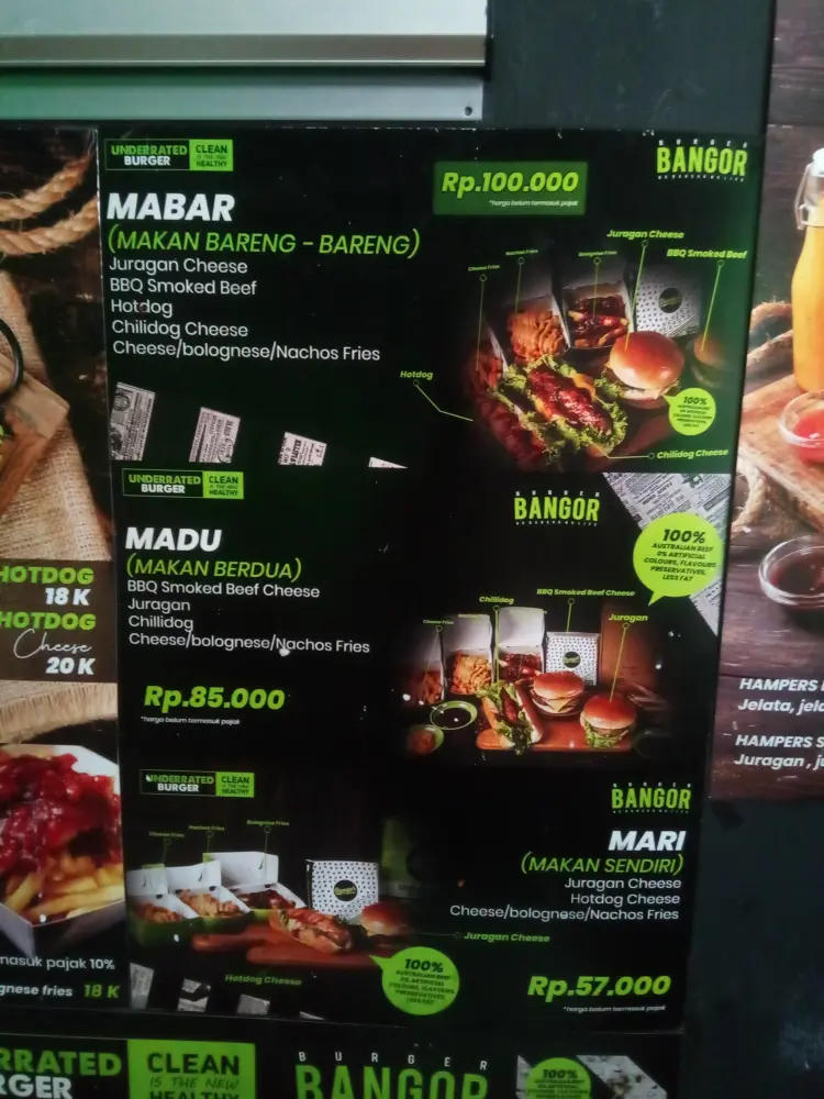 Burger bangor rawalumbu 1