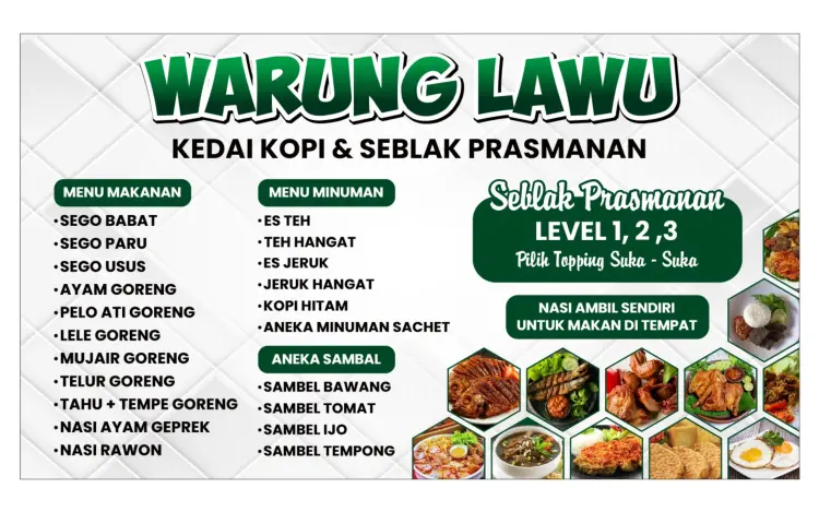 Warung Lawu (Sego Sambel & Seblak Prasmanan) 3
