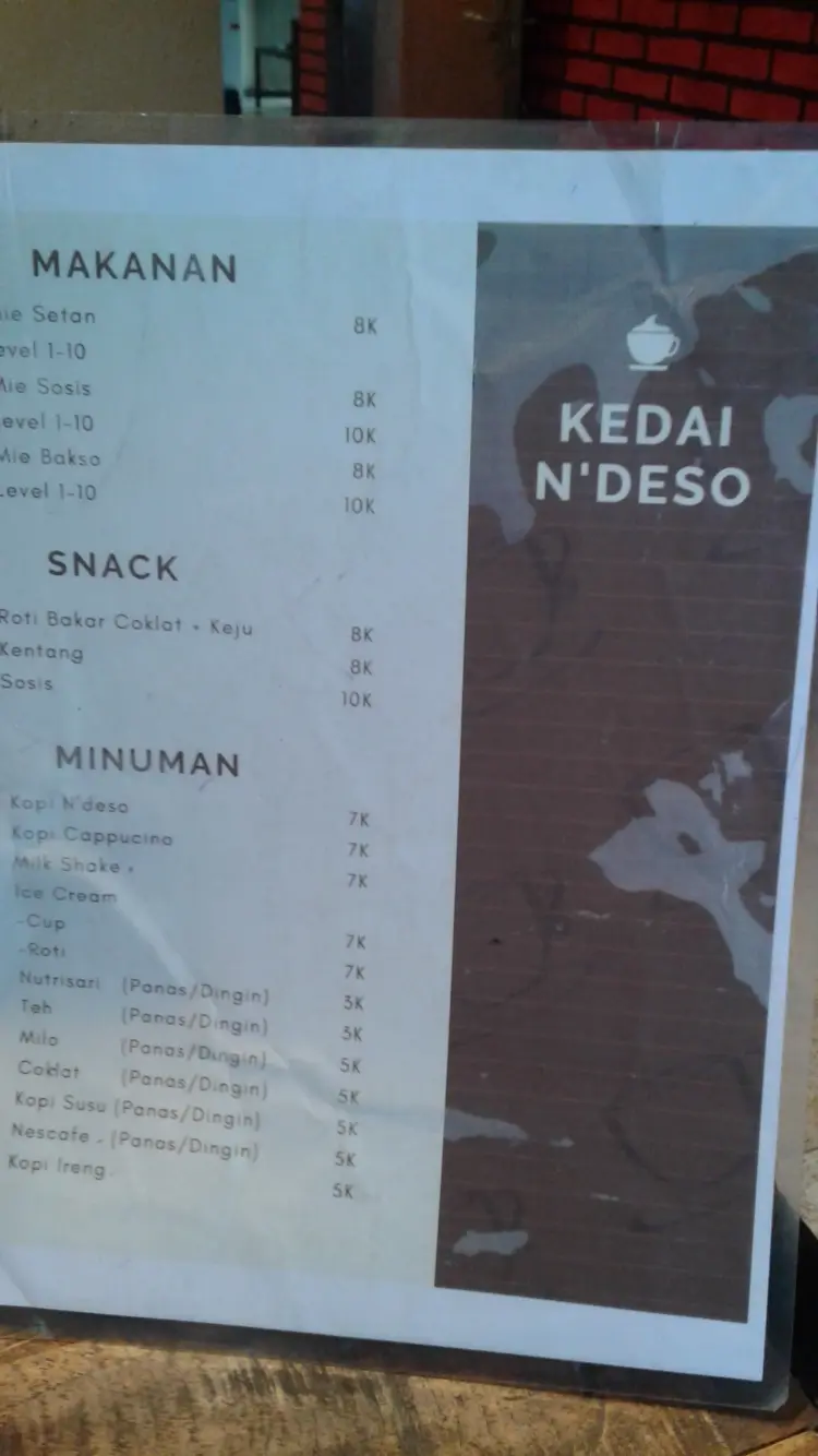 Kedai Ndeso free WIFI 10