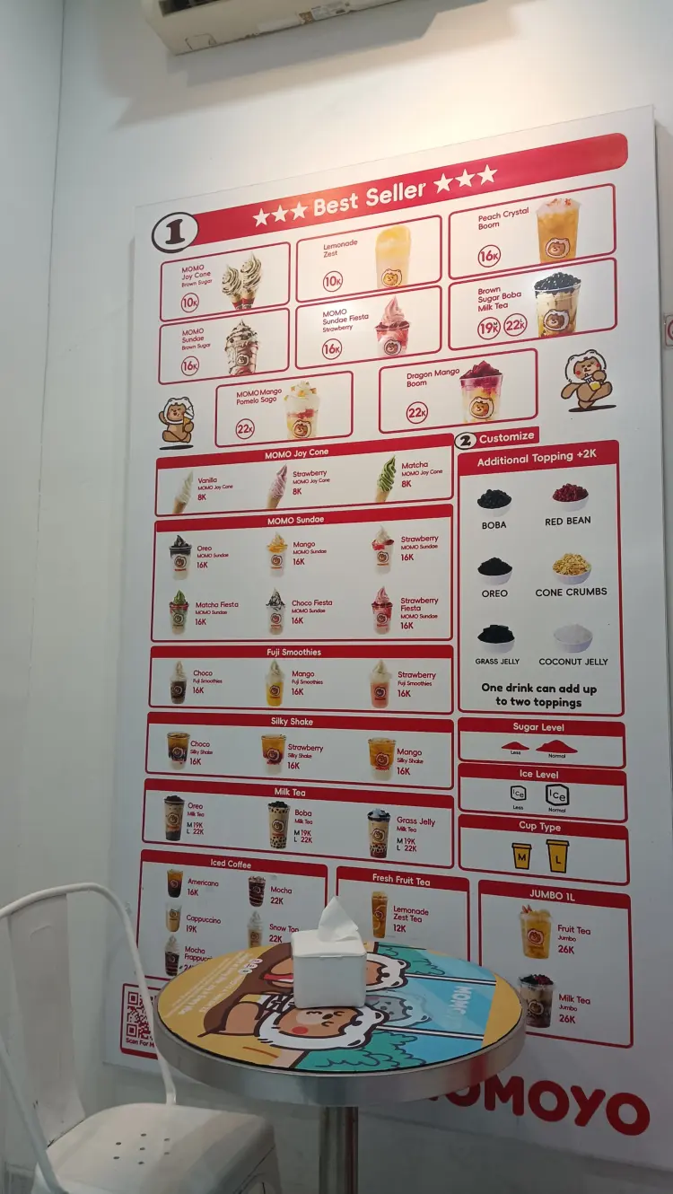 MOMOYO A.Yani km 2,5 (ice cream & fruit tea) 7