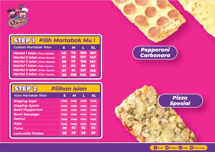 Martabak Pizza Orins Gondangdia 5