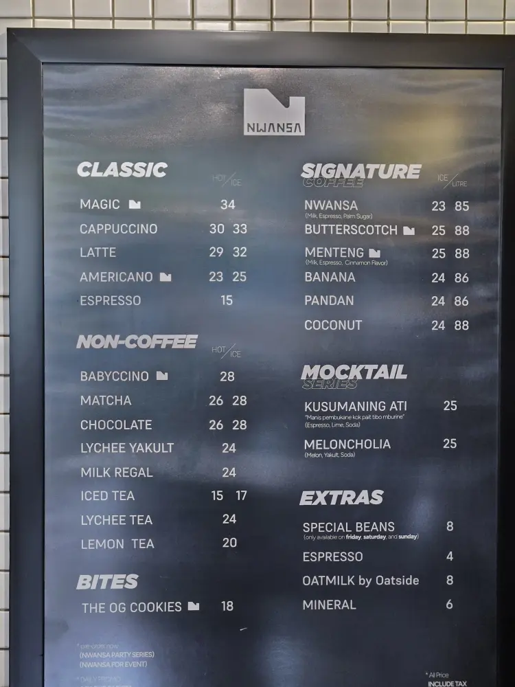 Nwansa Coffee, Menteng 5