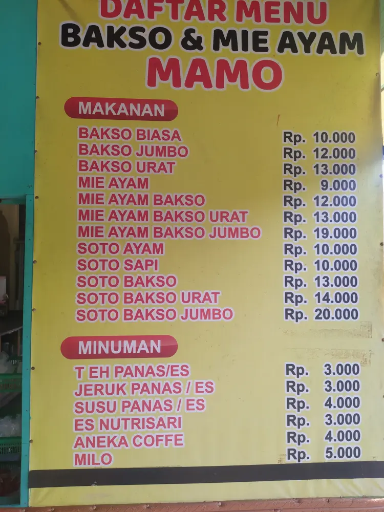 bakso &mie ayam MAMO 3