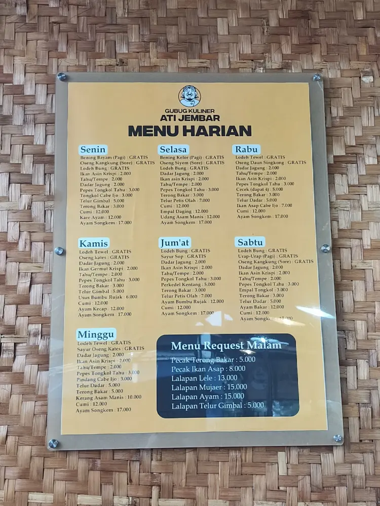 Gubug Kuliner Ati Jembar 9