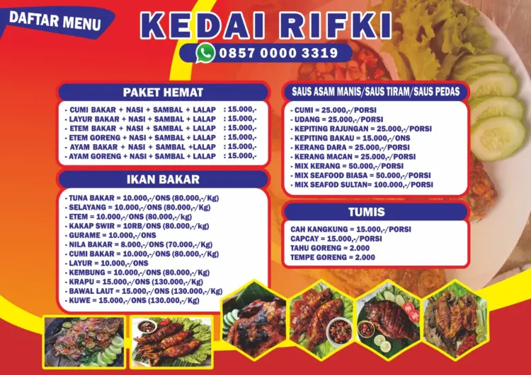 KEDAI RIFKI (RESTO IKAN BAKAR SEAFOOD) 10