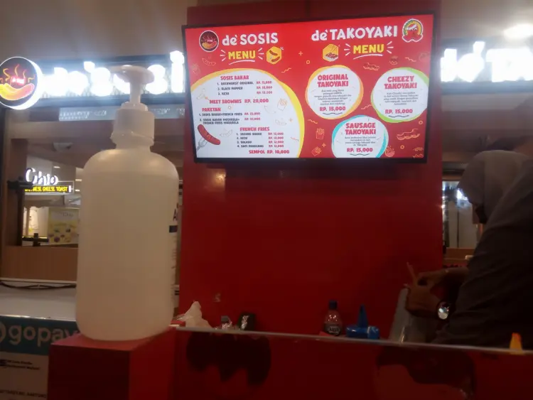 De' takoyaki & De' Sosis Pakuwon Mall Yogyakarta 2