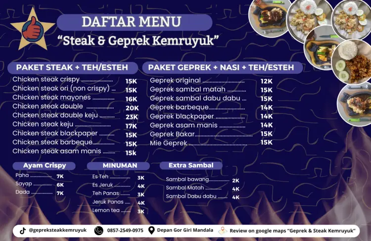 Geprek & Steak Kemruyuk 6