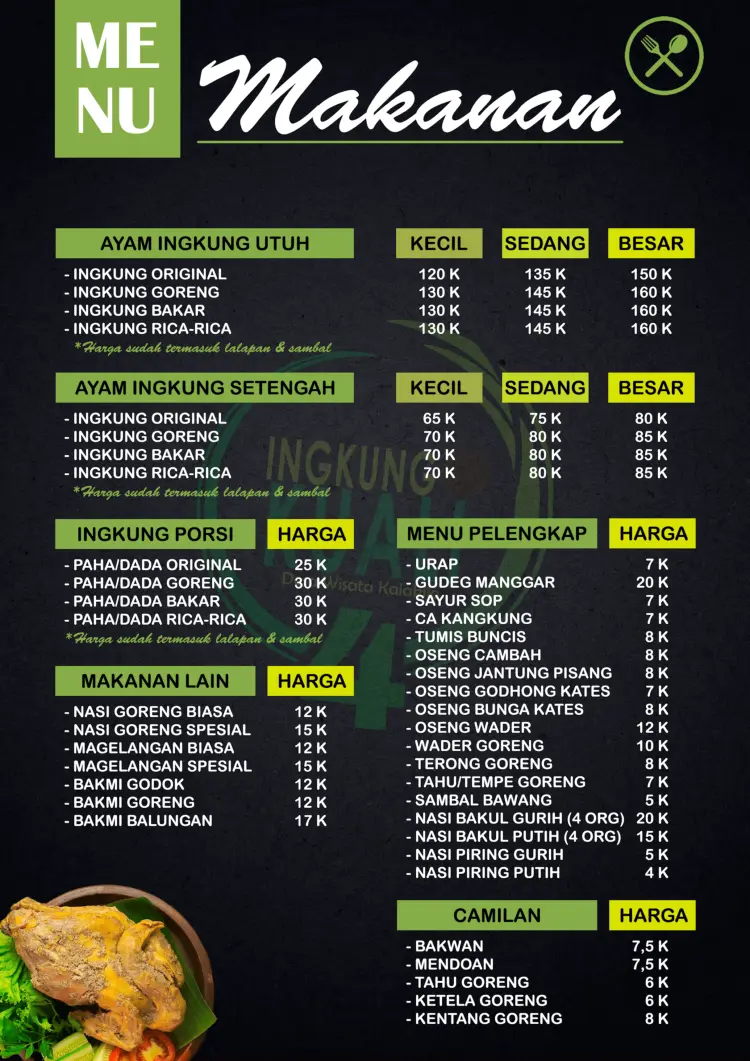 Warung Ingkung Kuali 4 5