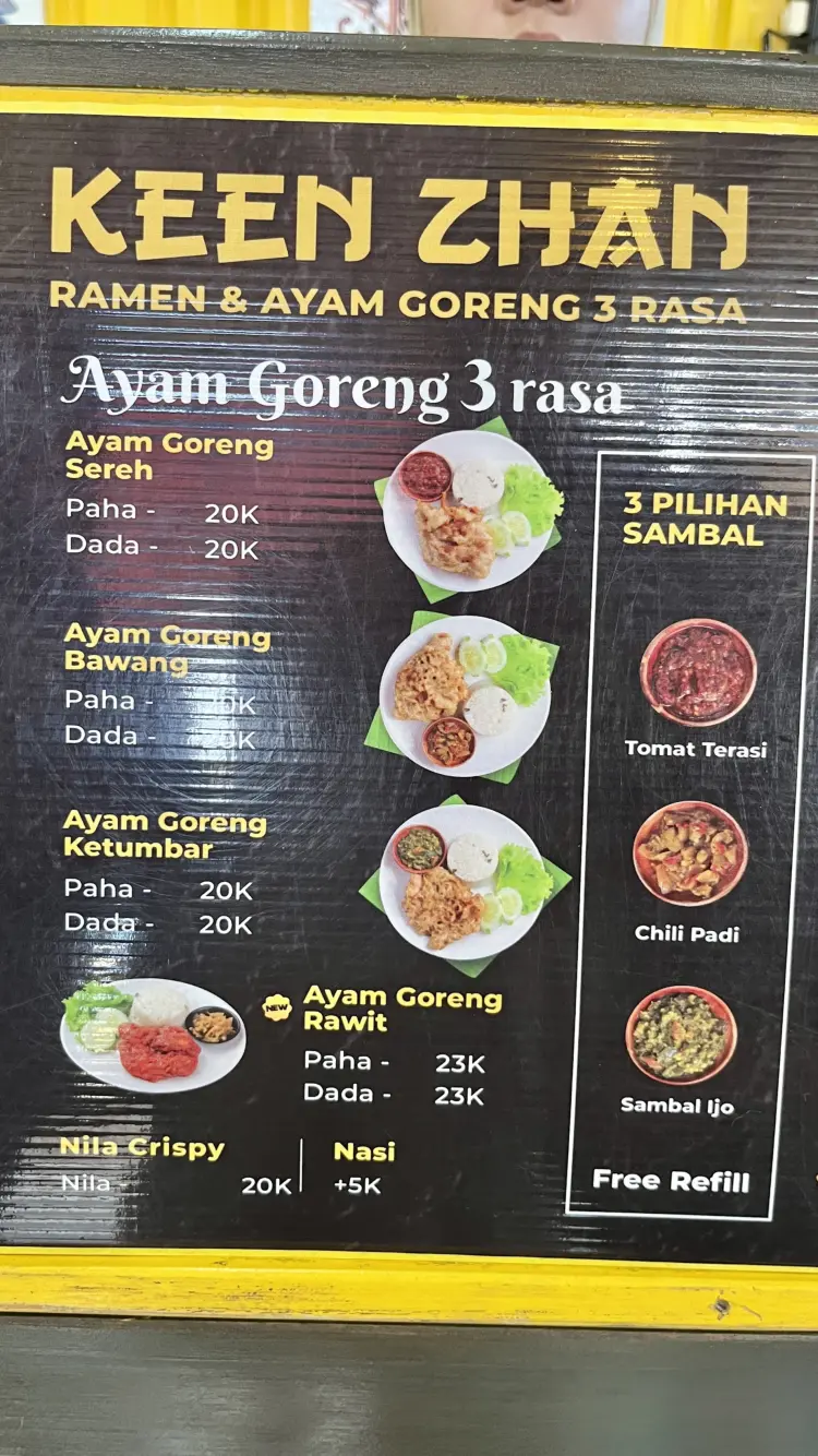 Keen Zhan Ramen & Ayam Goreng 3 Rasa 9