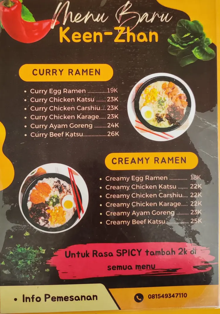 Keen Zhan Ramen & Ayam Goreng 3 Rasa 10