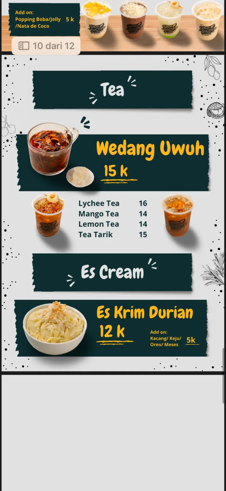 Rindu Bogor Kopitiam & Durian 10
