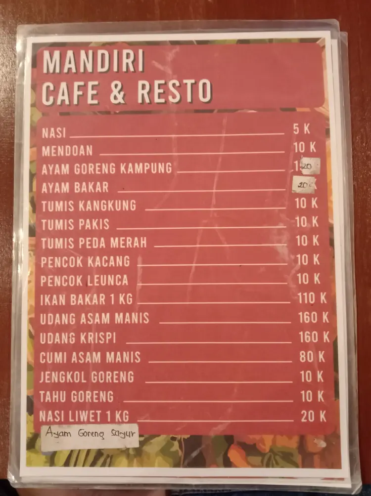 Mandiri Cafe & Resto 7