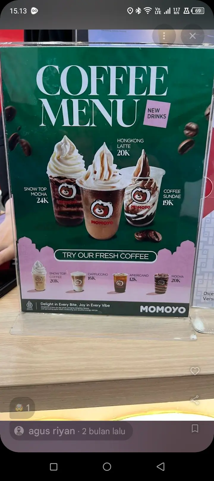 Momoyo Ice Cream & Fruit Tea - Gadang Veteran 7