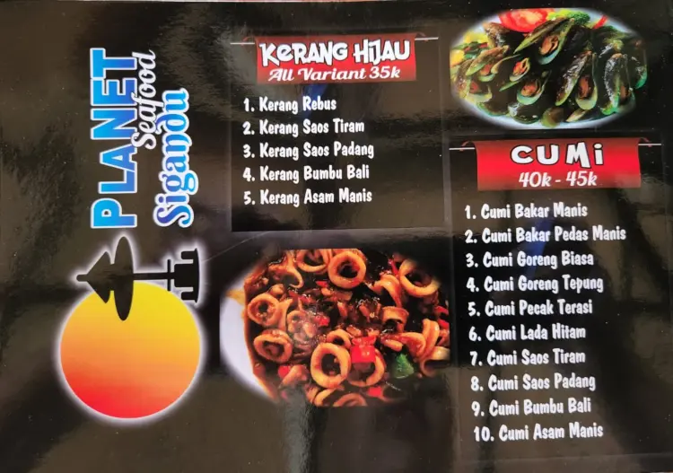 CAFE PLANET SEAFOOD SIGANDU 10
