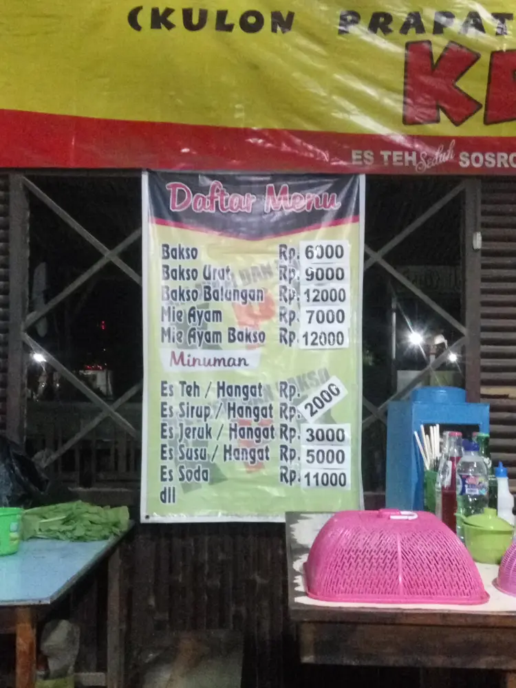 Mie Ayam dan Bakso KPK (kulon prapatan kalipucang ) 2