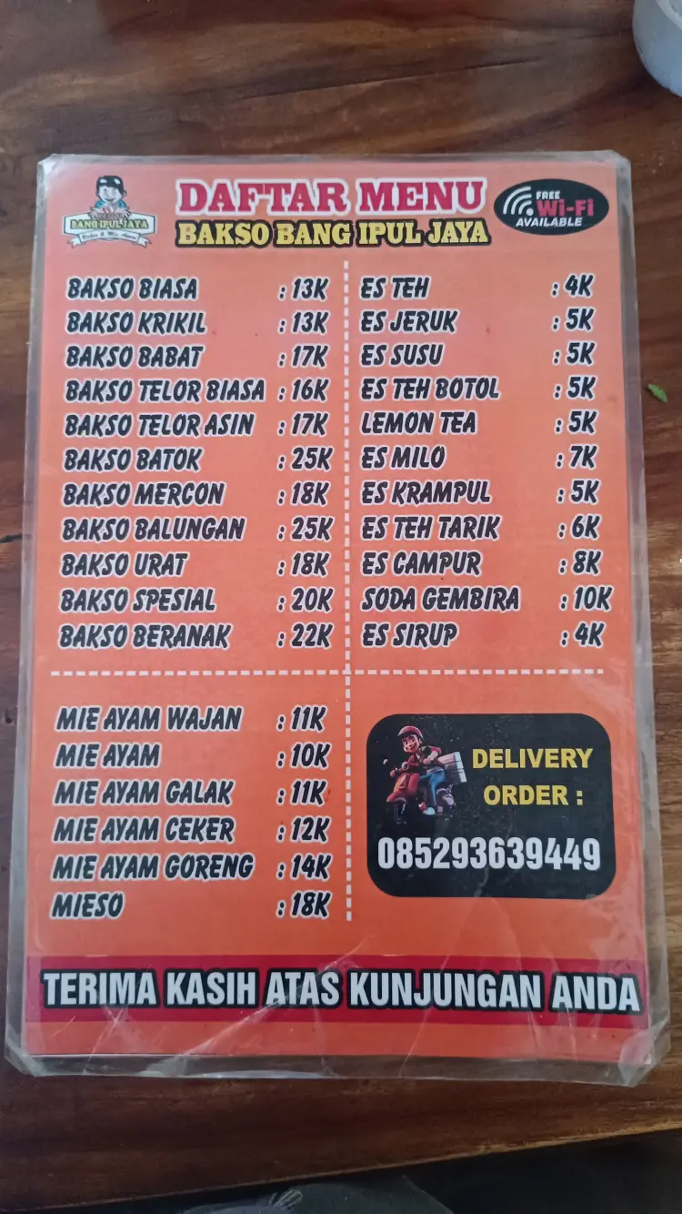 Bakso bang ipul jaya banjarsari 9