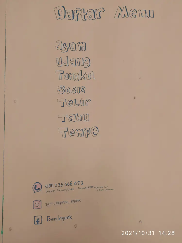 Ayam geprek inyonk 6