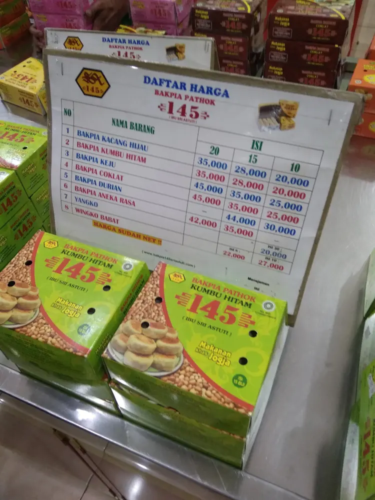 Bakpia Pathok 145 (IBU SRI ASTUTI) Jl.Solo 9
