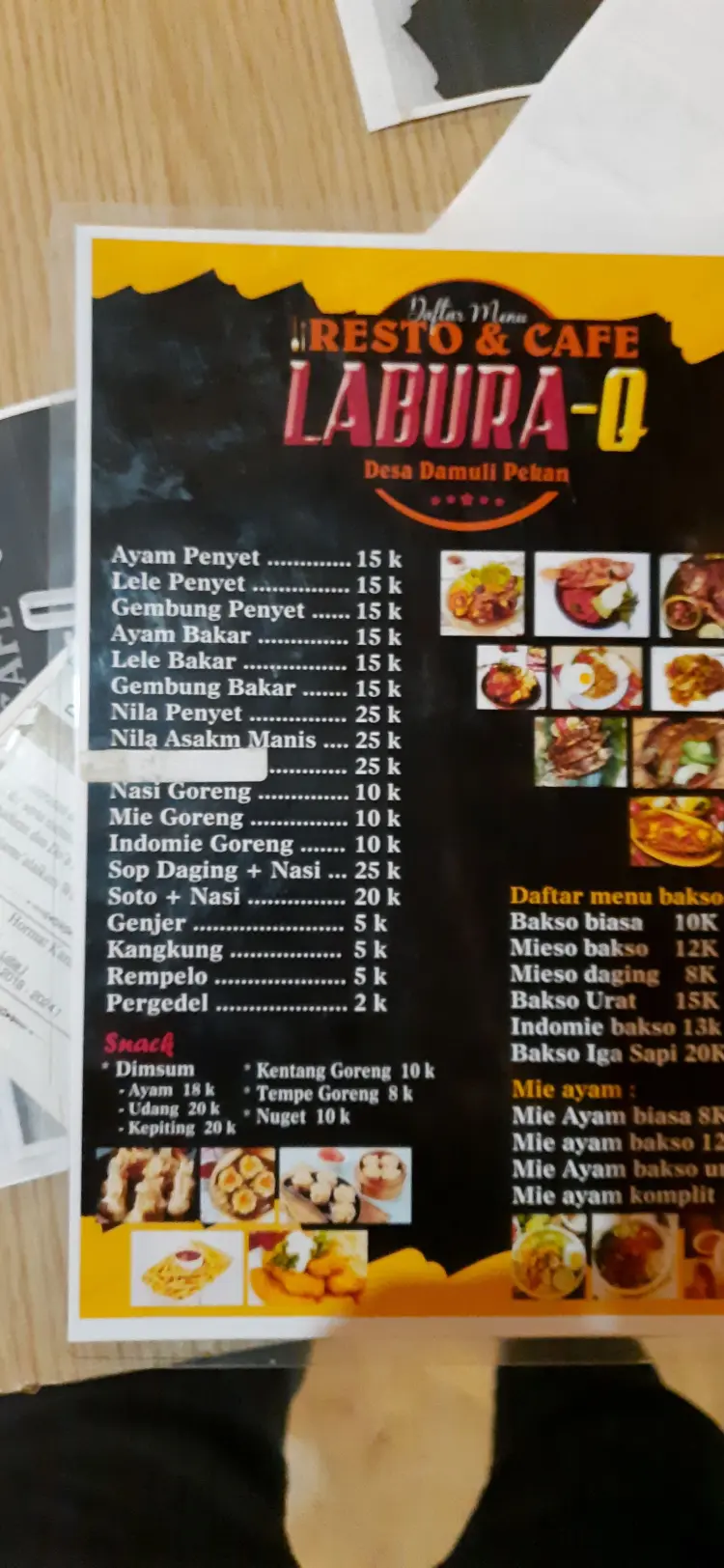 Resto dan Kafe Labura Q 10