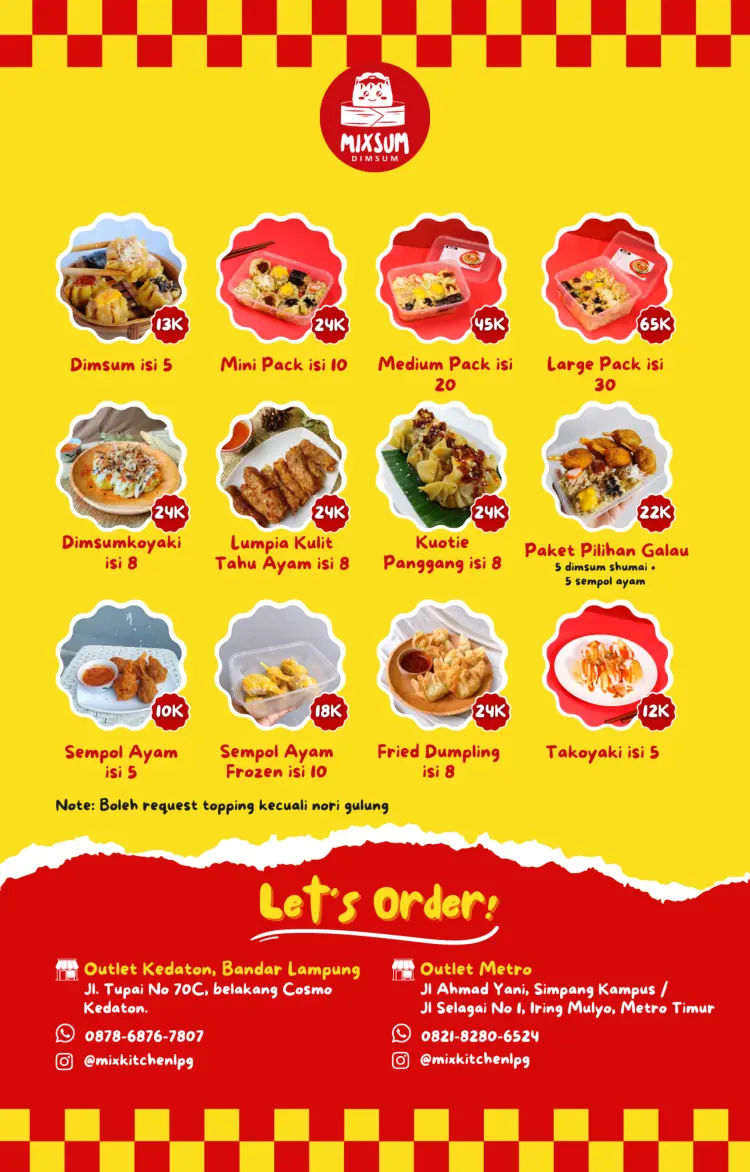 MIXSUM DIMSUM METRO 7