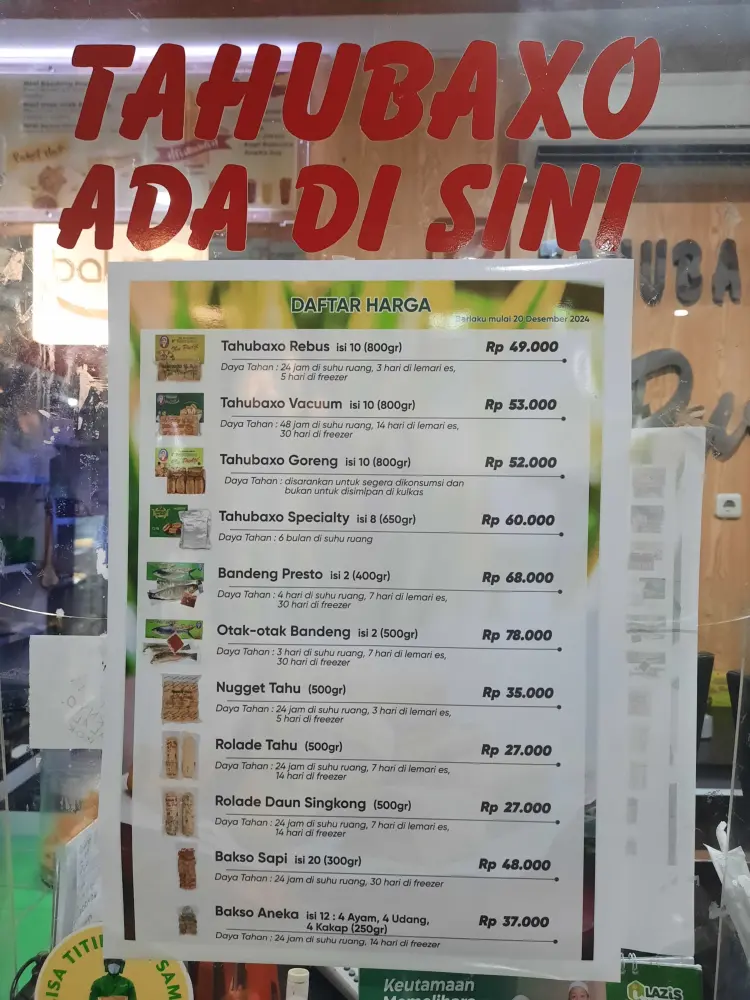 Tahubaxo Ibu Pudji Cabang Pamularsih 2