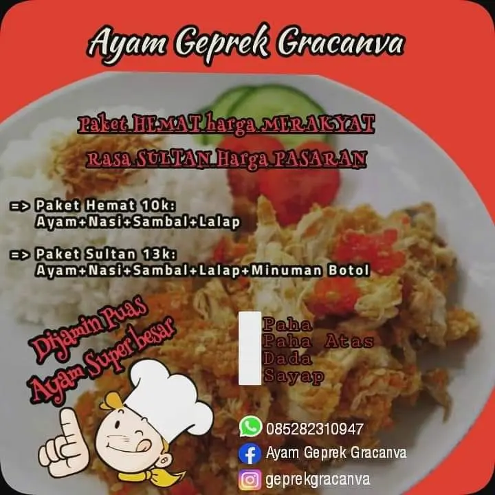 Ayam Geprek Gracanva 10