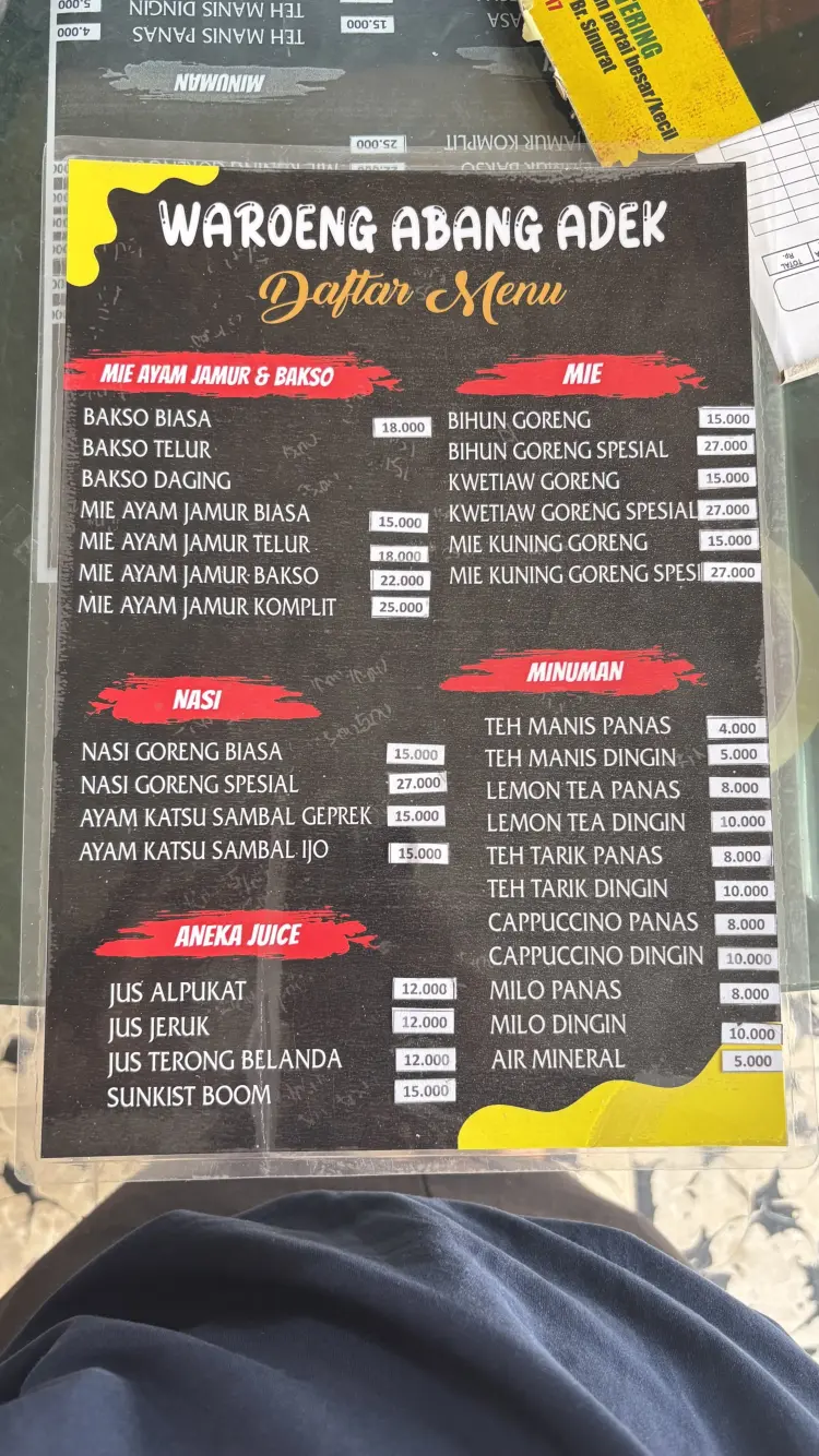 Waroeng abang adek cab. 2 4