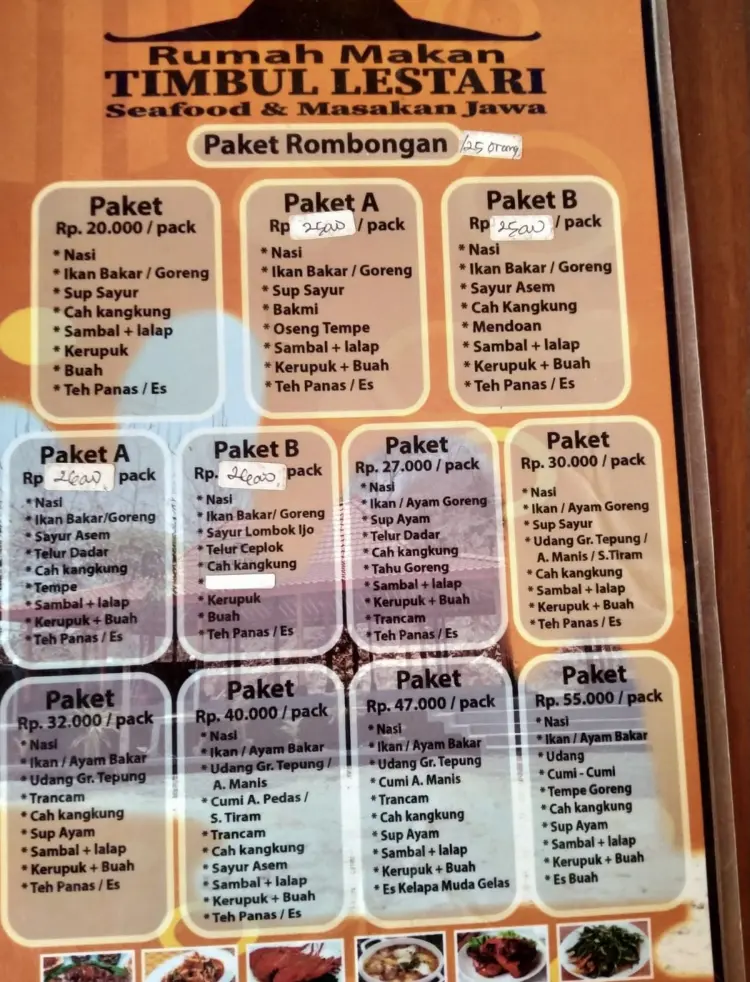 Rumah makan timbul lestari 3