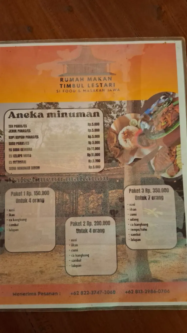 Rumah makan timbul lestari 4