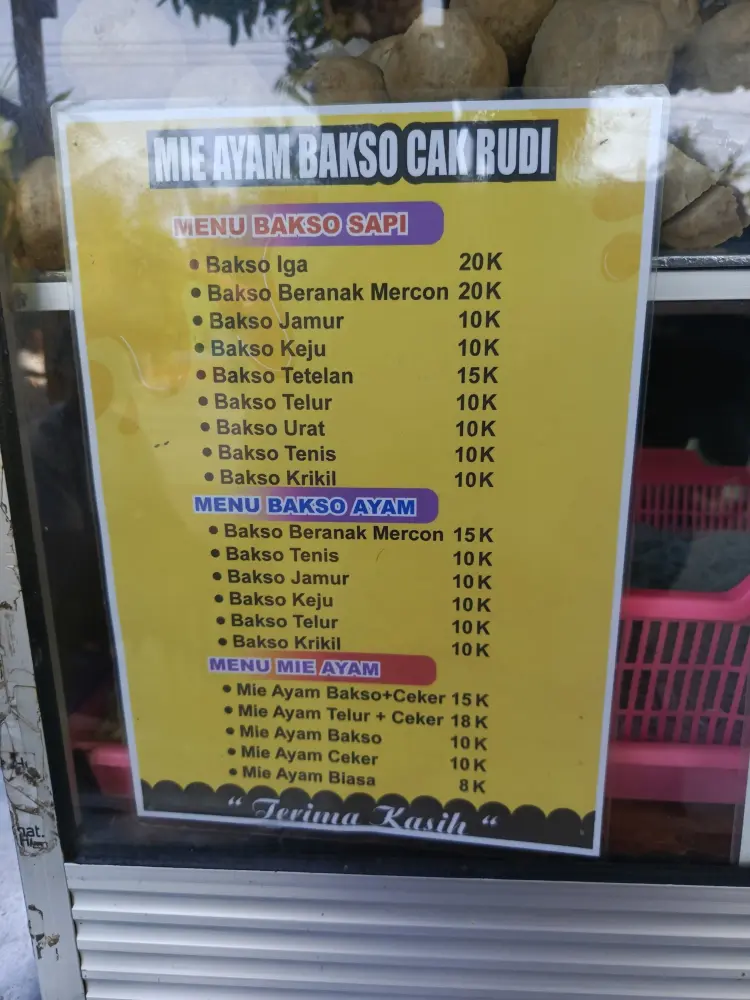 MI AYAM BAKSO "CAK RUDI" 3