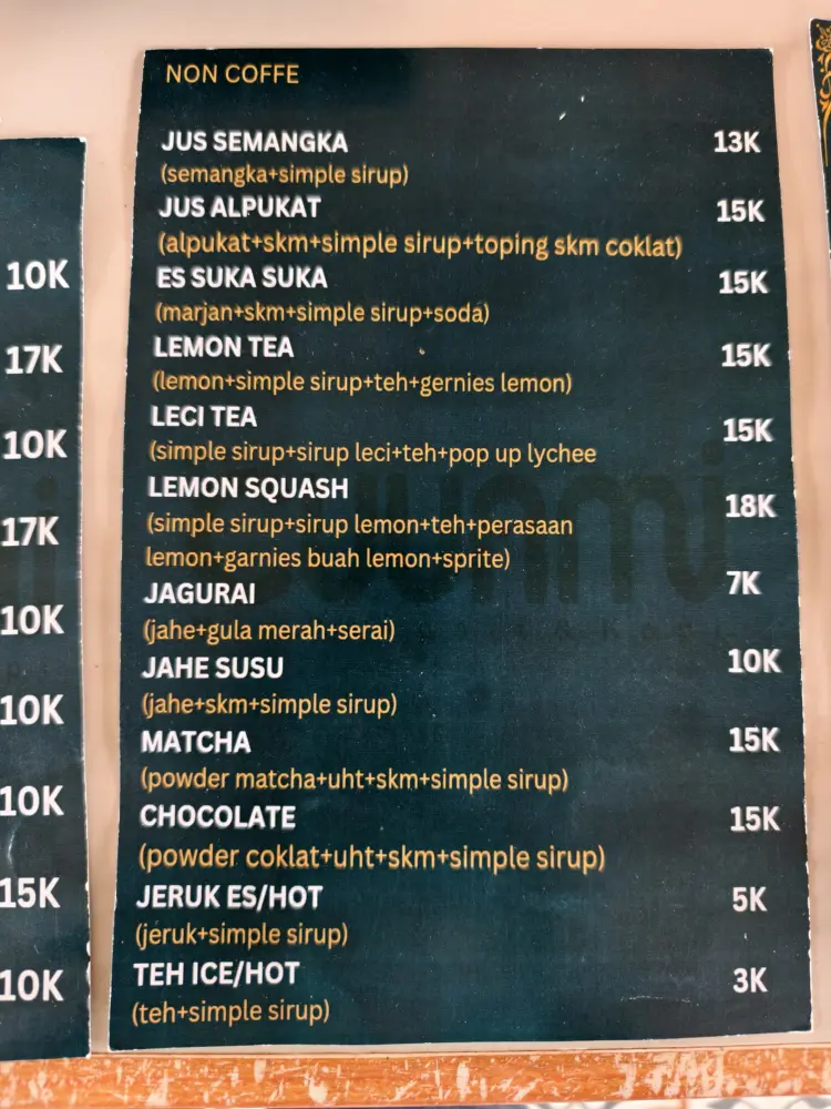 CUUAMI (kopi, mie pangsit, soto ayam, sambelan, chinese food) 2