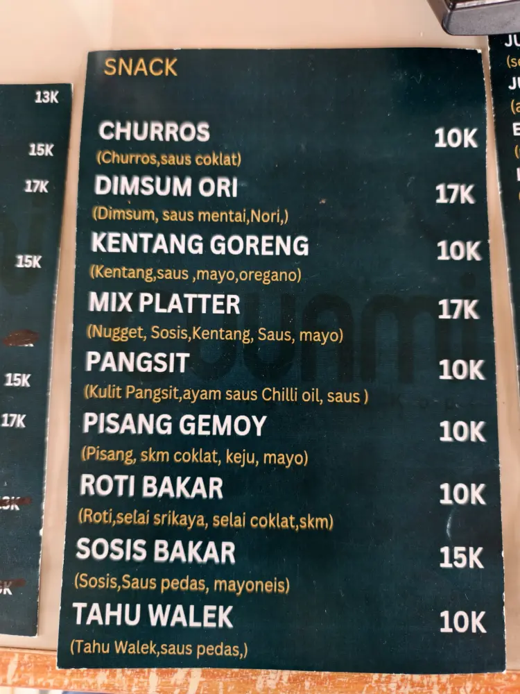 CUUAMI (kopi, mie pangsit, soto ayam, sambelan, chinese food) 5