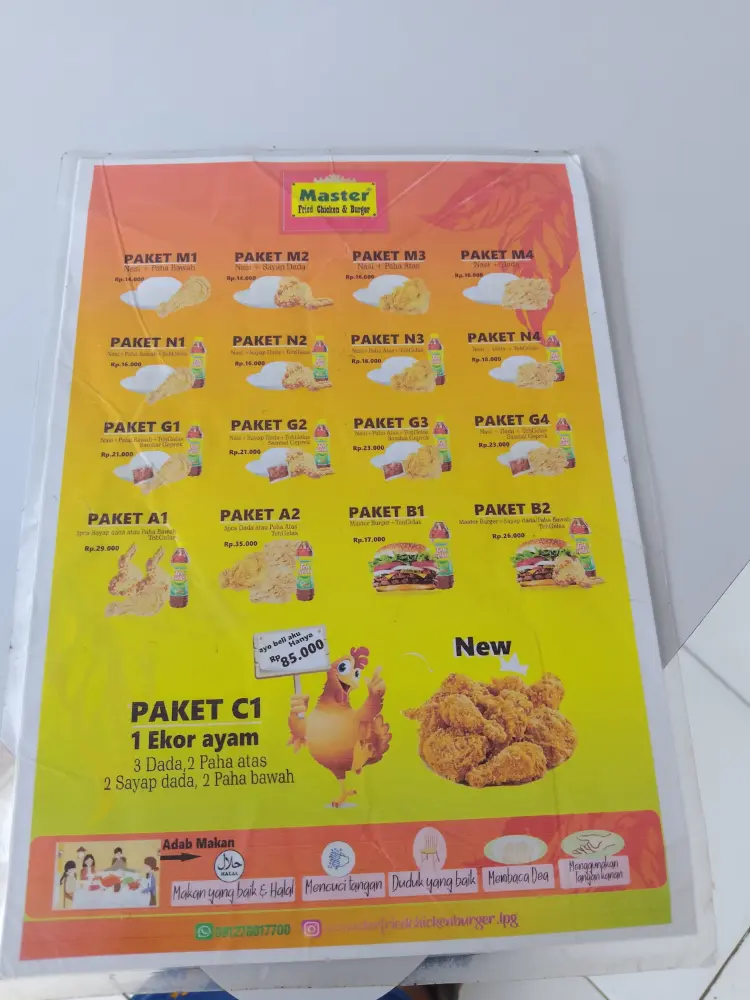 Master Fried Chicken & Burger Kayu Manis 9