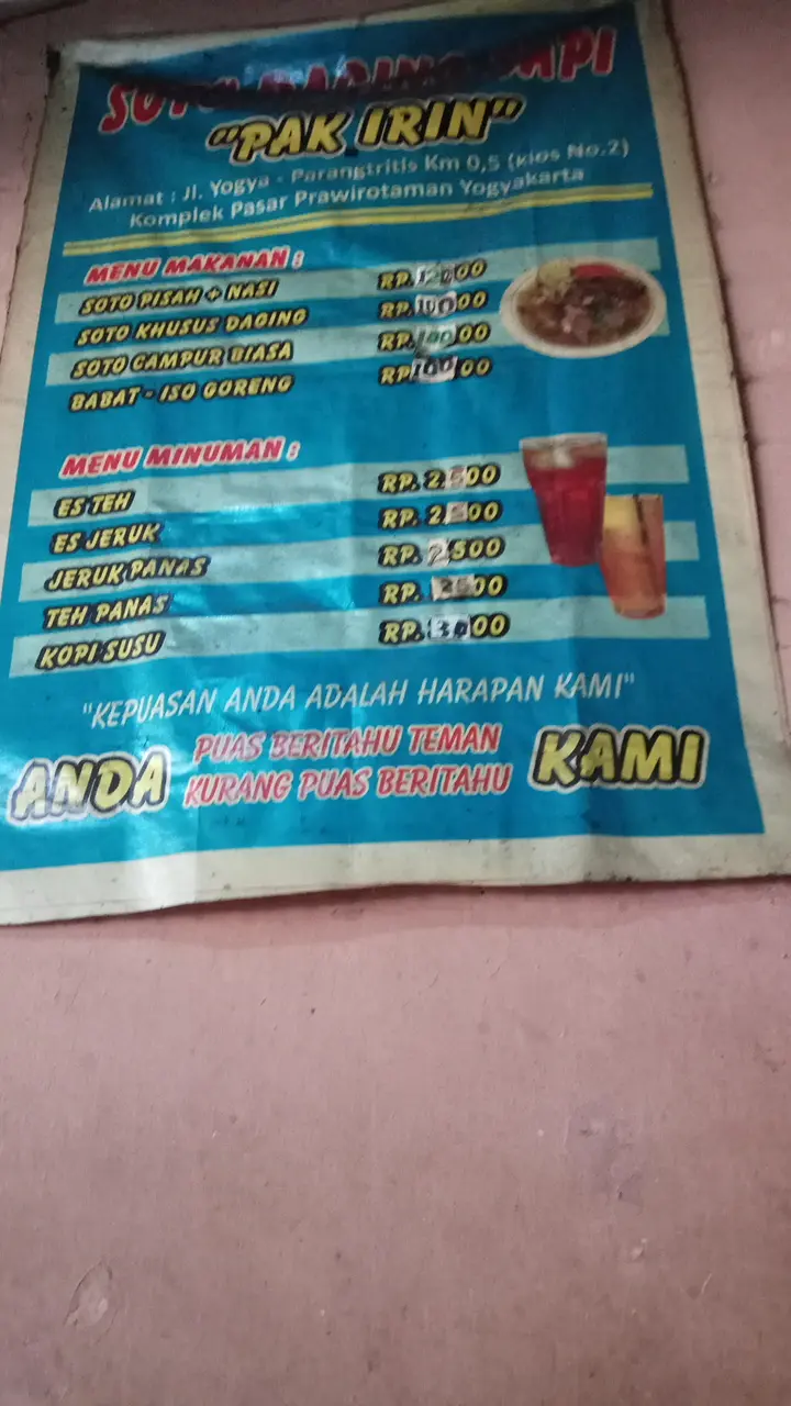 Soto Daging Sapi Pak Irin 4