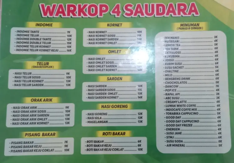 WARKOP 4 SAUDARA 2