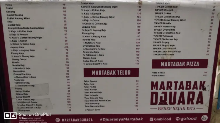Martabak Djuara, Marga Mulya 6