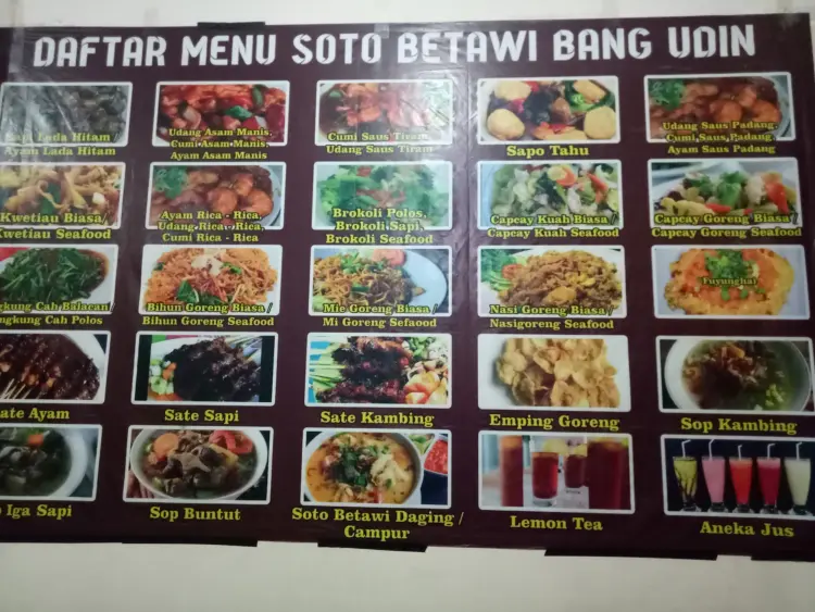 Soto betawi bang udin 2 cibeusi jatinangor. 6