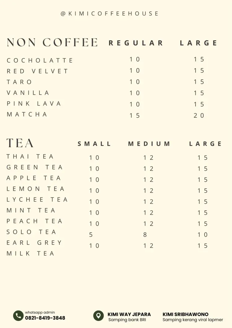 Kimi Coffeehouse Way Jepara 5