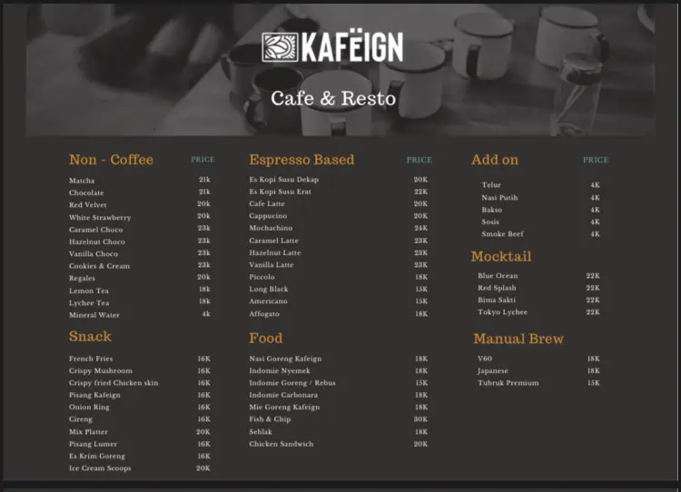 Kafeign Coffee & Eatery 8
